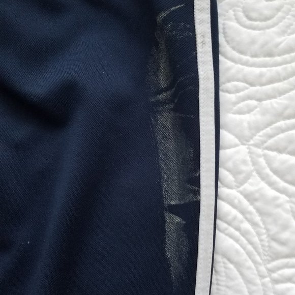 Vintage ATHLETIC WORKS Navy Classic Track Pants Elastic waist - Picture 3 of 8